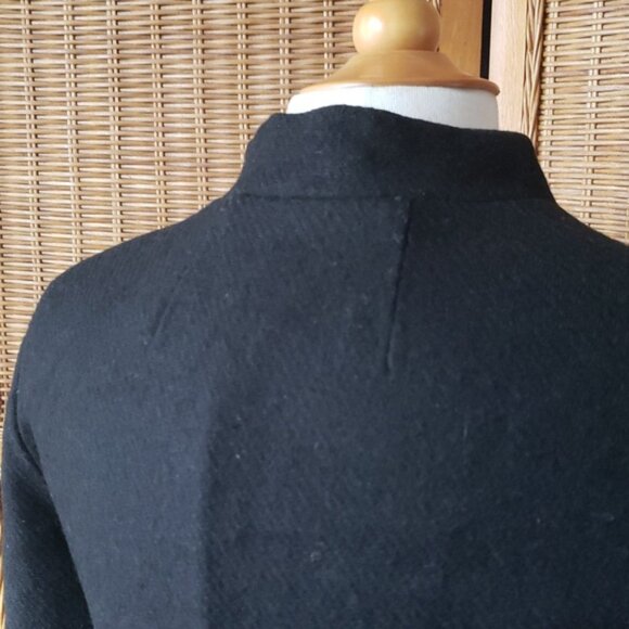 Vintage 60's Cropped Mandarin Style Collar Bolero Jacket Size Medium - Picture 9 of 16